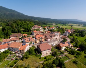 Montricher vu du ciel